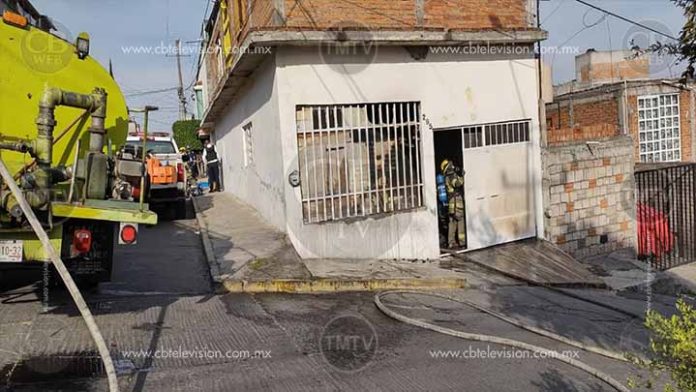 Conato de incendio en vivienda moviliza a bomberos Morelia