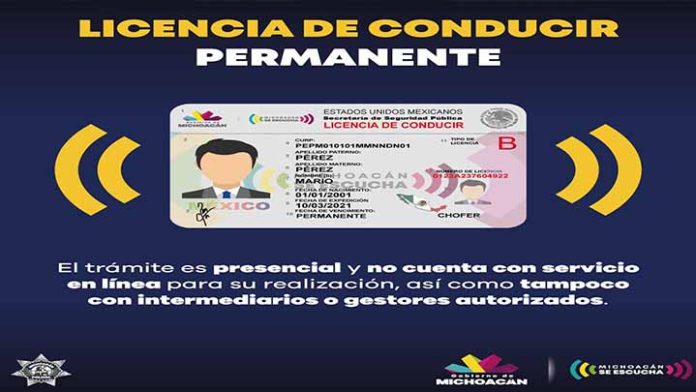 Alerta SSP sobre emisión de licencias de conducir falsas