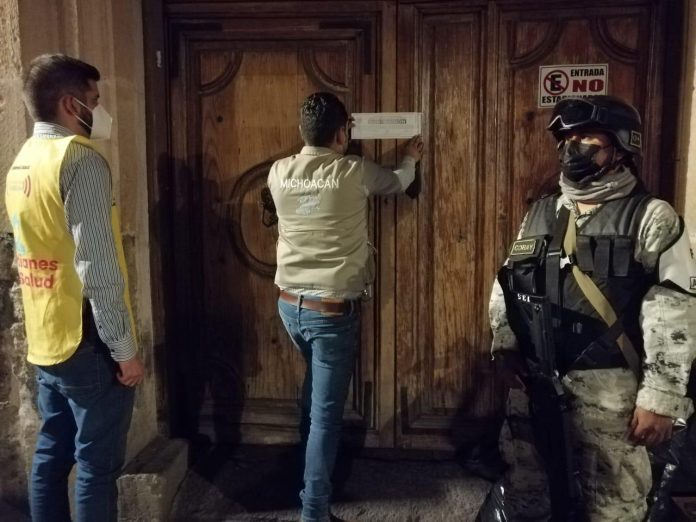 Suspenden seis establecimientos nocturnos en Morelia