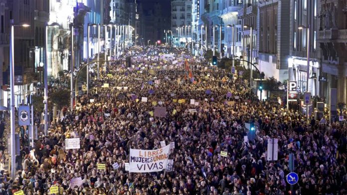 Prohíben manifestarse en Madrid el 8 de marzo