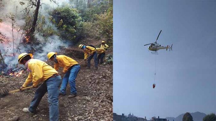 Activos incendios en Áporo, Senguio, Los Reyes y Tangancícuaro