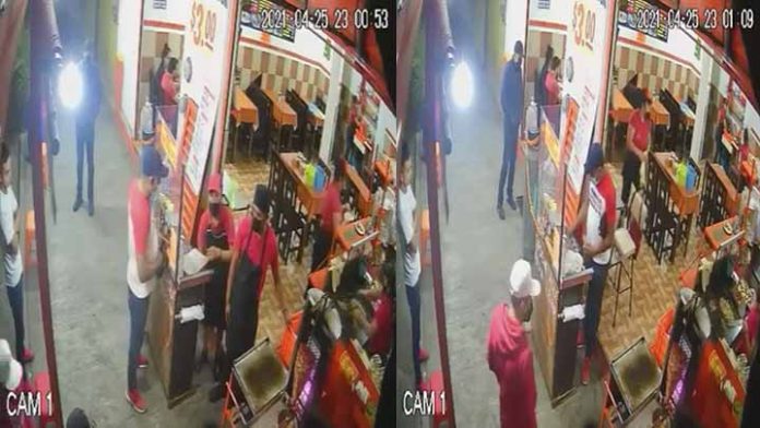 Video- asaltan taquería en Morelia en cuestión de segundos