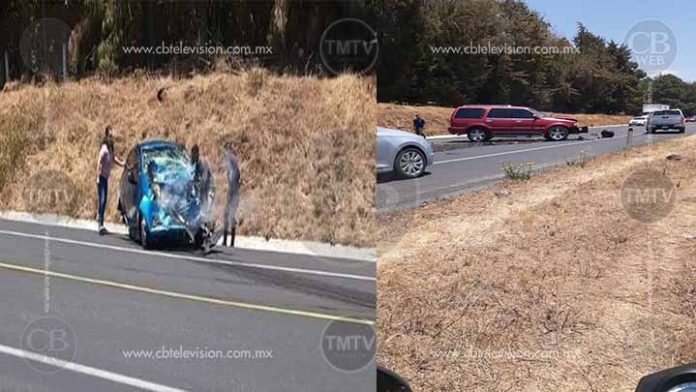 Un muerto y cuatro heridos deja choque frontal en la Siglo XXI