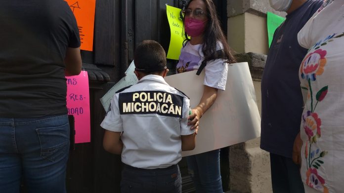 Policías exigen mejores sueldos, seguros de vida y herramientas para garantizar seguridad en Michoacán