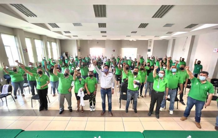 Anuncia el Staspe adhesión a la campaña de Alfonso Martínez