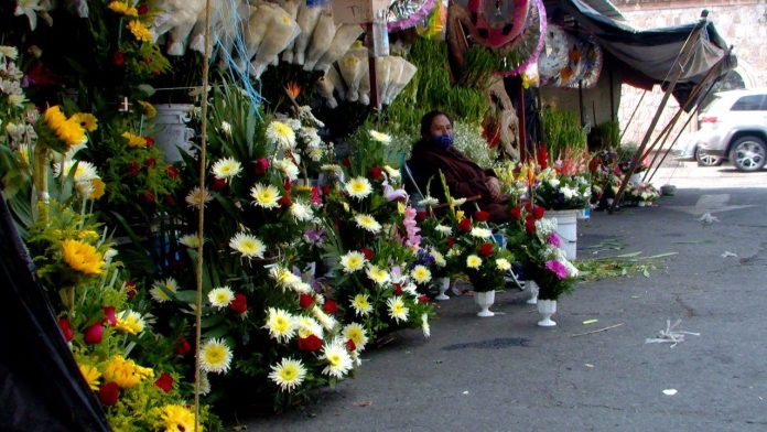 Comerciantes de flores con esperanza de ventas para este 10 de mayo