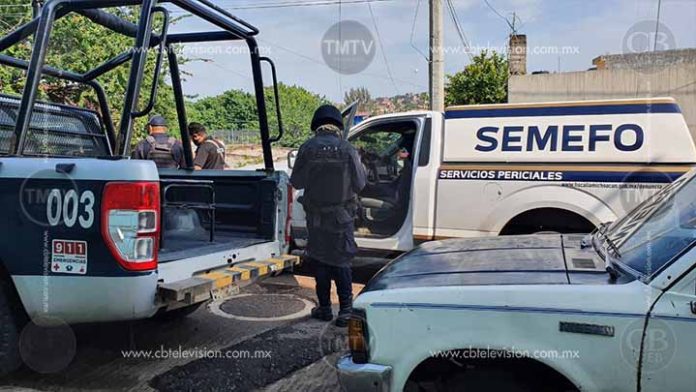 Esparcen cuerpo humano en varios puntos de Tangancícuaro