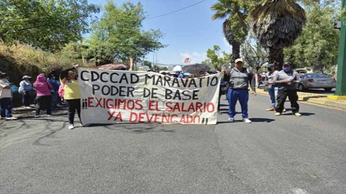 Poder de Base regresa a la jornada de lucha y desquician Morelia con marcha masiva estatal
