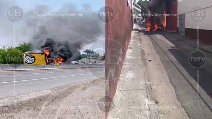 Con bombas molotov queman varios vehículos y patrullas en Morelia