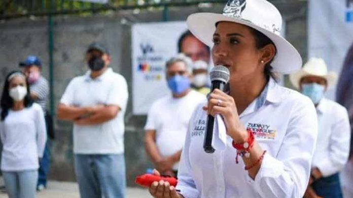 Amenazan a Zudikey Rodríguez, para que se baje de la candidatura