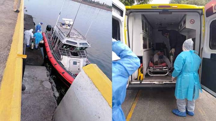 Detectan a Filipino con Covid-19 en altamar; podría portar nueva cepa
