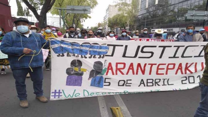 Comuneros de Arantepacua demandan juicio político contra Silvano Aureoles