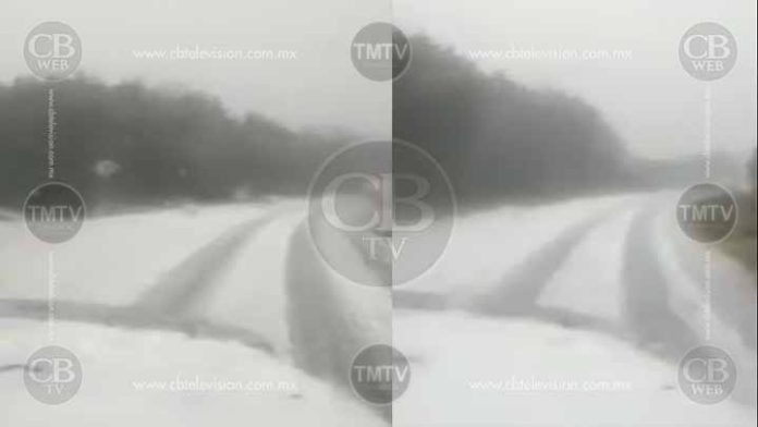 Granizada azota Ario de Rosales