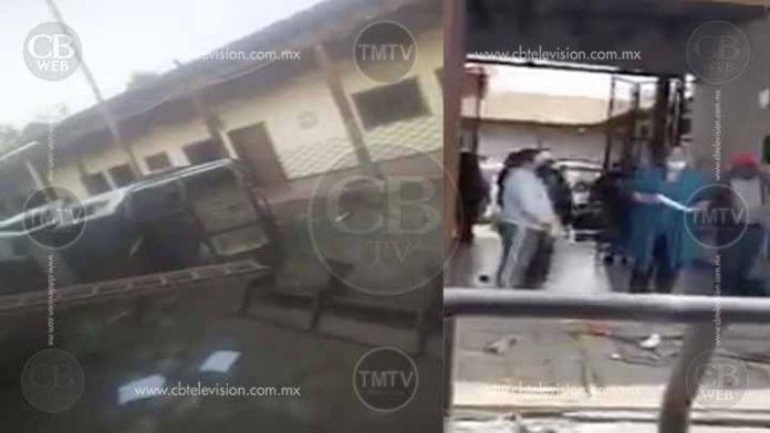 Así quedó destruida la casa comunal de Nahuatzen