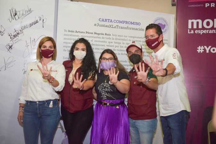 Iván Pérez Negrón va por una agenda pública en favor de las mujeres