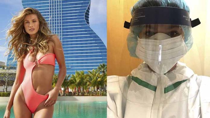 Maggie Rawlins, la enfermera que pasó de pelear contra el Covid-19 al modelaje