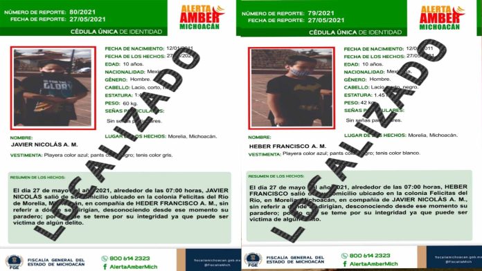 Encuentran a gemelos desaparecidos