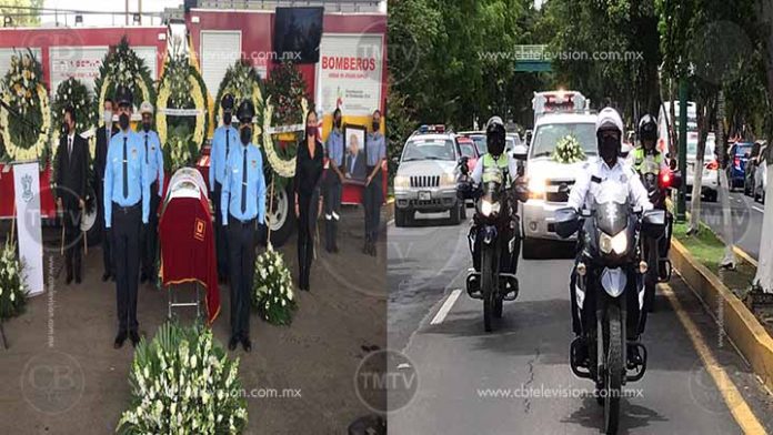 Le dan el último adiós a Carlos Mandujano, titular de PC Michoacán