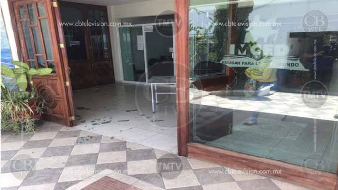 Destrozos en el IMCED fueron por inconformidades con los pagos al magisterio