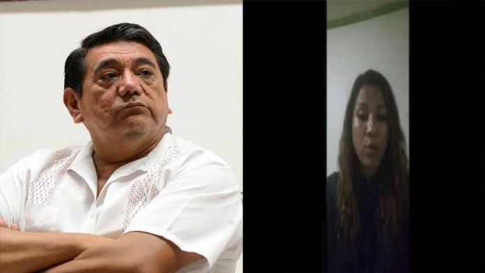 Presunta víctima de Salgado Macedonio pide asilo a Kamala Harris