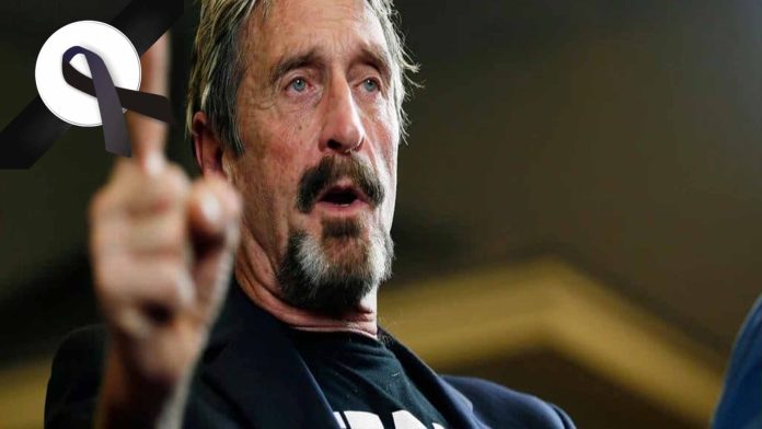 Muere John McAfee en una prisión de Barcelona