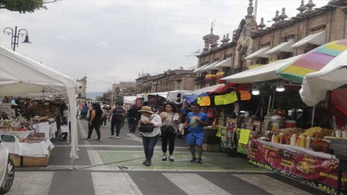Centro histórico con un incremento del 50 por ciento de ambulantes