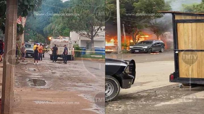 Asesinan a taquero y le queman su negocio en Coalcomán