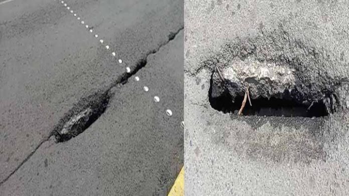 Se expande grieta en puente vehicular de Av. Michoacán