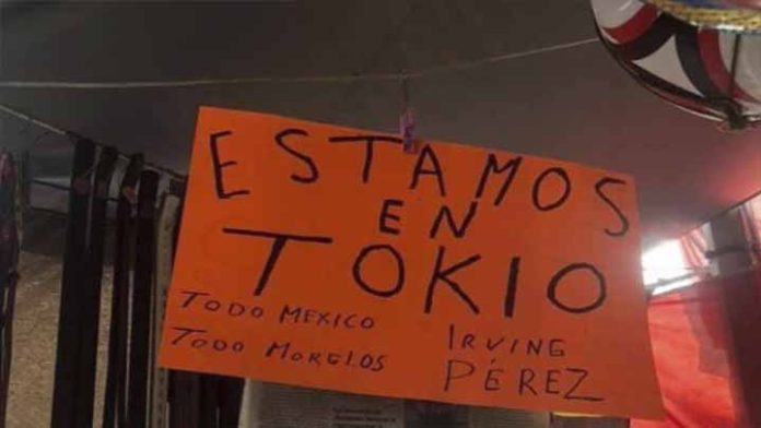 Atleta Olímpico es apoyado por su abuelito desde México