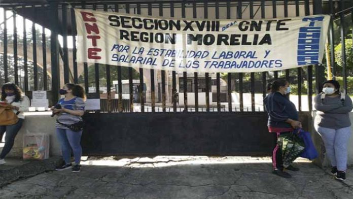 Maestros tomarán oficinas de renta próximo miércoles en todo Michoacán