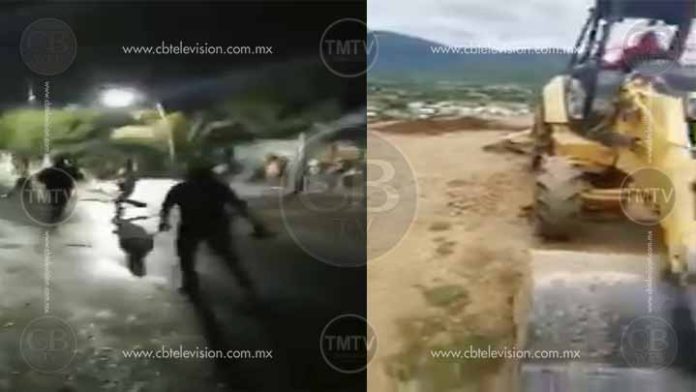 Habitantes de Aguililla destruyen helipuerto de la milicia