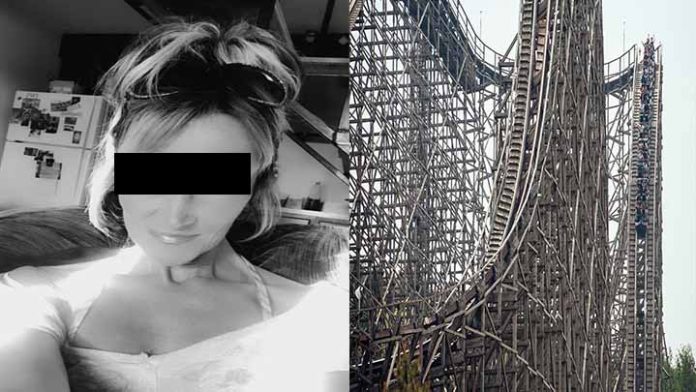 Muere mujer tras subirse a montaña rusa con su hijo