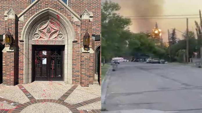 Caos en Canadá, tras descubrimiento te tumbas de niños, queman iglesias