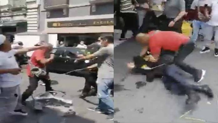 Sujeto tunde a 2 policías de tránsito de CDMX para evitar sanción