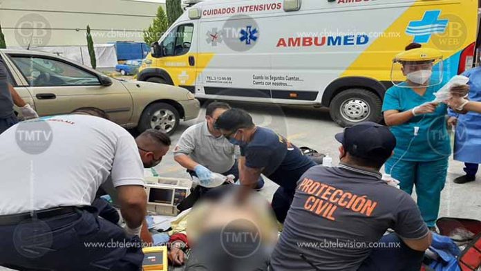 Hombre muere de infarto en calzada La Huerta