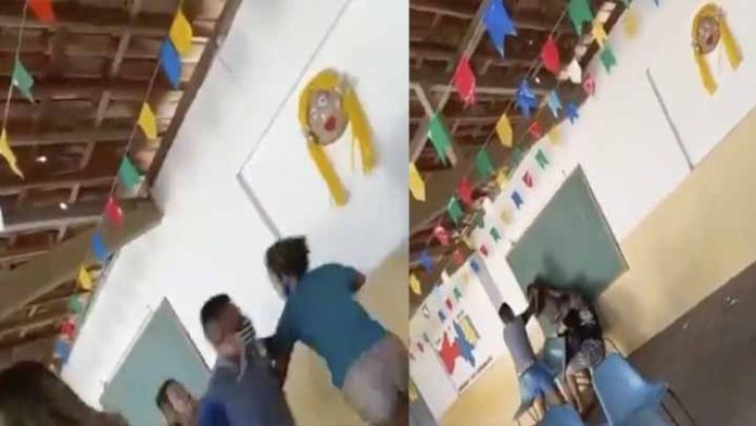 Mujer descubre infidelidad de su esposo en el módulo de vacunación contra Covid