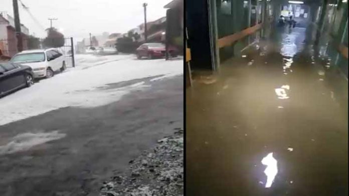 Lluvias provocan inundaciones en la Ciudad y Estado de México
