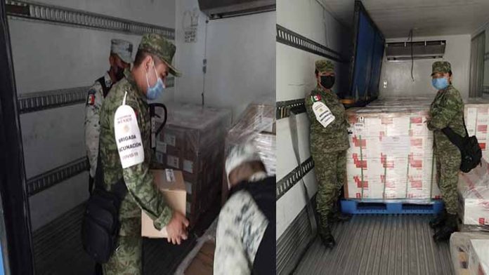 Arribaron a Morelia dosis de vacunas Pfizer-BioNTech y Sinovac
