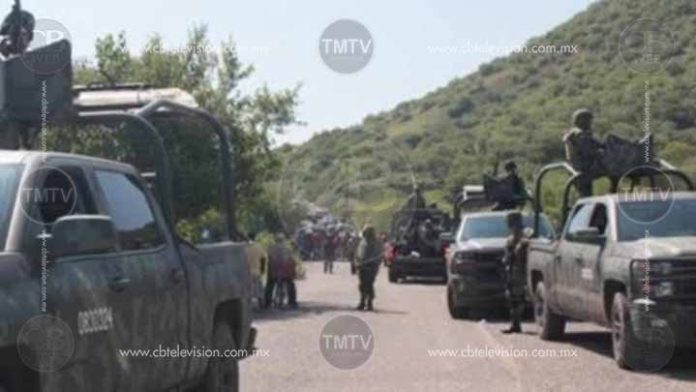 Seis sicarios y un militar muertos deja enfrentamiento en Tangamandapio