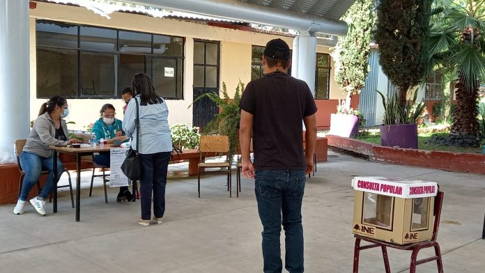 “Para nosotros un éxito”, Mario Delgado tras participar en la consulta Popular