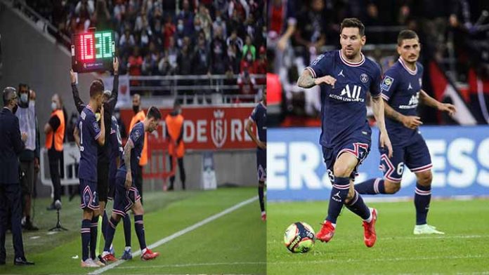 Nada espectacular el debut de Lio Messi con el PSG