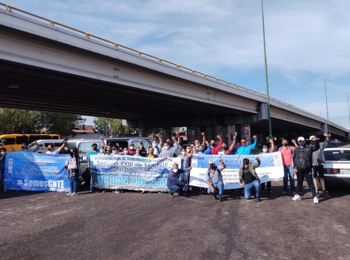 “Esto compete al estado”; Maestros amagan con tomar el Aeropuerto de Morelia por falta de pagos
