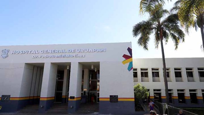 Hospital de Uruapan, al 100 % en ocupación de camas Covid-19