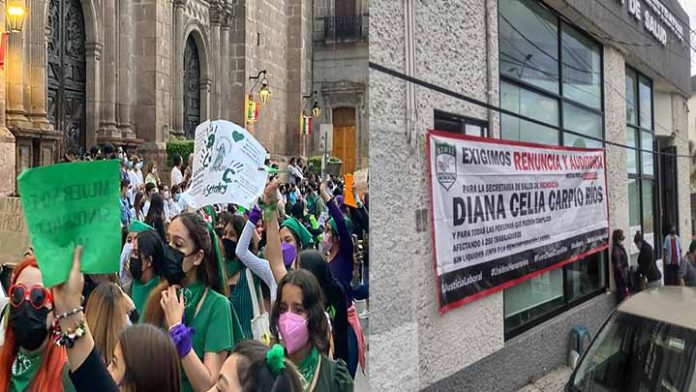 Plantones y pintas feministas afectarían al turismo en Morelia: Tranvías