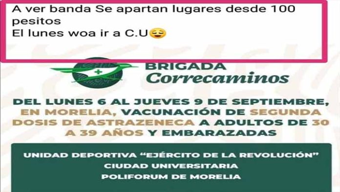 ¿Puede Delegación de Bienestar en Michoacán o no apartar o comprar lugares en proceso de vacación?