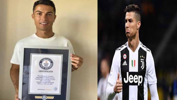 CR7 es galardonado con Récord Guinness y lo presume en redes