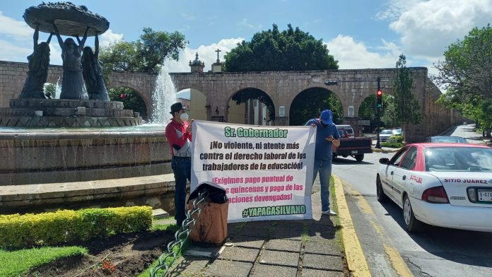 Por incumplimiento de pago a dos sindicatos, FESEMSS anuncia bloqueos de accesos a Morelia