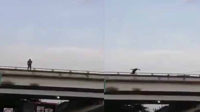 Joven de 19 años intenta suicidarse al lanzarse de un puente y sobrevive