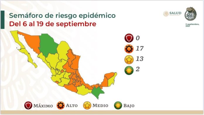 Michoacán regresa a semáforo amarillo