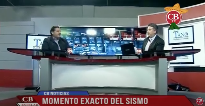 Así se vivió el sismo en el estudio en el noticiero en vivo